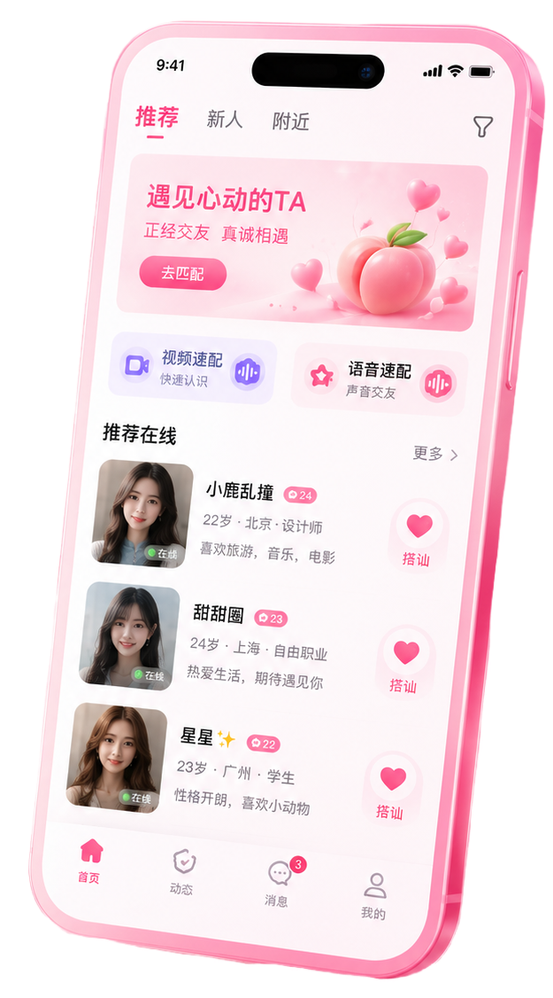 蜜桃视频APP界面展示